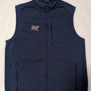 Men's Vineyard Vines Vest New Jersey Logo M